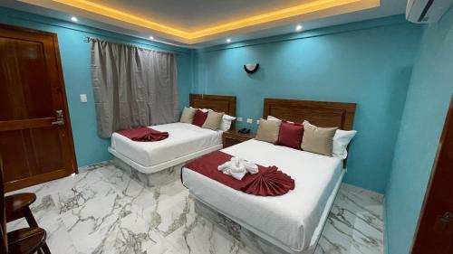 Hotel Hormigueroにあるベッド