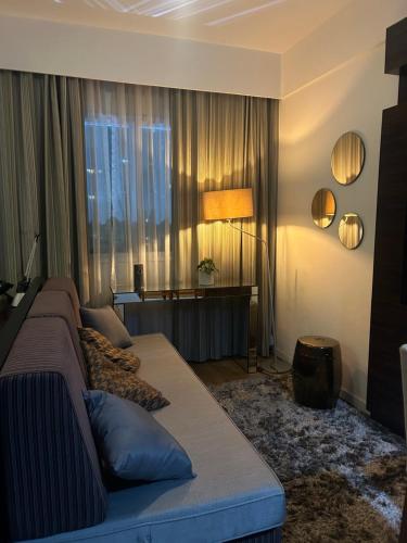 Posezení v ubytování Alphaville Comfort - Complete Apto