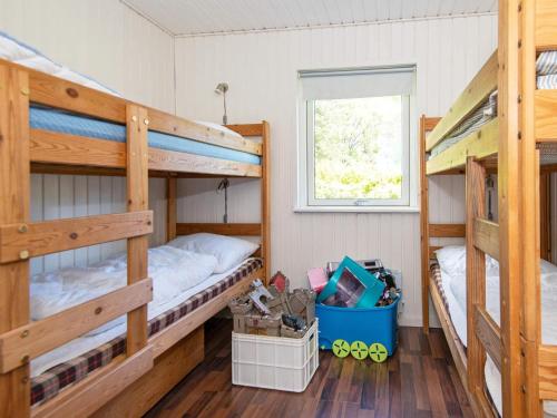 Ένα ή περισσότερα κρεβάτια σε δωμάτιο στο 8 person holiday home in Ørsted-By Traum