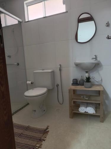 Koupelna v ubytování Apartamento Térreo em frente ao Mar Ilhéus - Itacaré BA