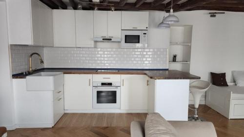 Elegant Haussmann apartment 50m G Lafayette