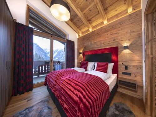 Katil atau katil-katil dalam bilik di Chalet Retreat near Kitzbuhel Alps