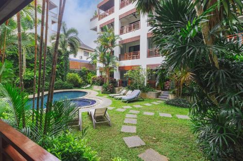 Πισίνα στο ή κοντά στο C233 Condo 650m Surin 1BR with Pool &Gym Prime Location