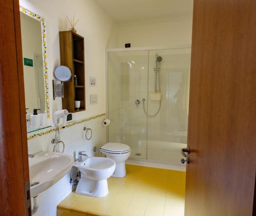 Koupelna v ubytování B&B SediciMarzo