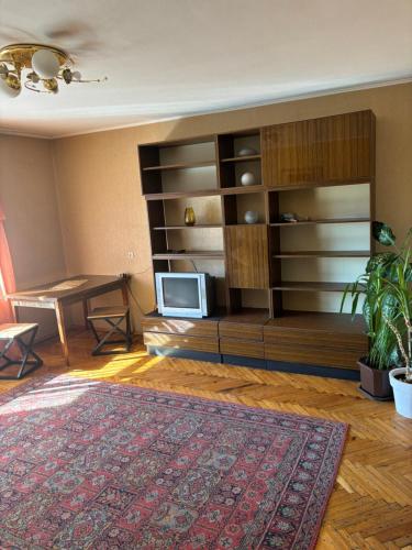 Μια τηλεόραση ή/και κέντρο ψυχαγωγίας στο Three-room apartment in the center