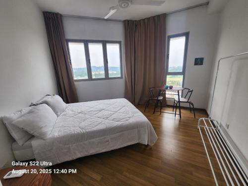 Ένα ή περισσότερα κρεβάτια σε δωμάτιο στο Flora One South 3br, MRT to TRX, Menara 118