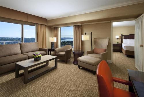Posezení v ubytování Hyatt Regency Bellevue