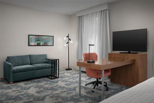 TV o dispositivi per l'intrattenimento presso Hampton Inn & Suites Walterboro