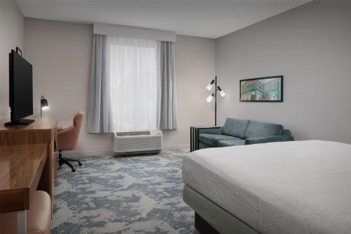 TV o dispositivi per l'intrattenimento presso Hampton Inn & Suites Walterboro