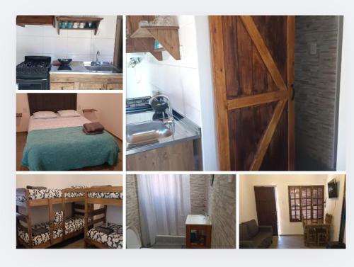 Dapur atau dapur kecil di Cabaña Regivan en Uspallata