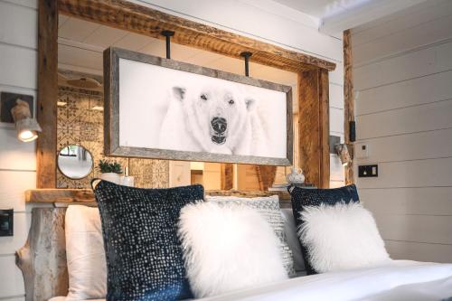 Χώρος καθιστικού στο Chalet Pôle Nord - Luxe Exceptionnel, Spa et Sauna