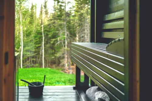 Κήπος έξω από το Chalet Pôle Nord - Luxe Exceptionnel, Spa et Sauna