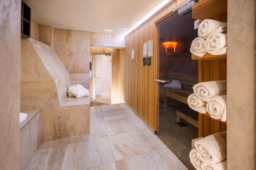 Bilik mandi di Brit Hotel, Spa & Restaurant - Colmar Est