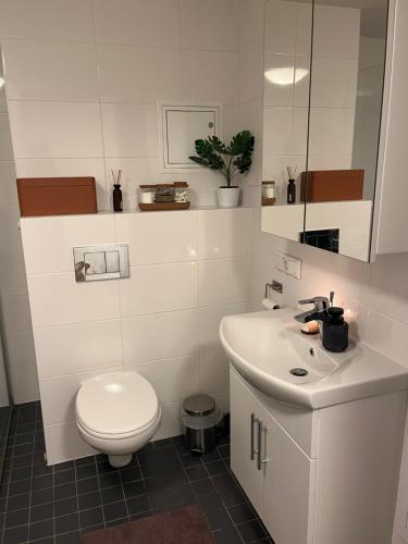 Et badeværelse på Ocean view seafront