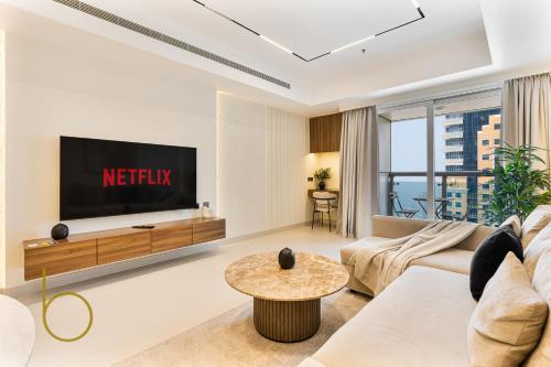 Bookable - 3 Bed Princess tower with High-Floor Luxury