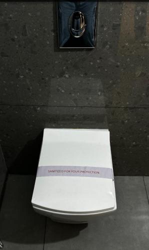 a white box sitting on top of a floor at Vadanapilly Beach Villa for 8-10 adults in Irimbranallūr