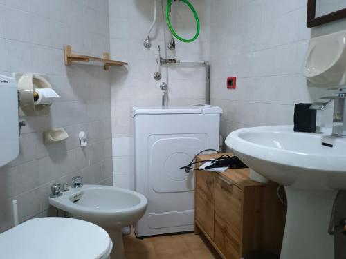 Koupelna v ubytování Baita al Sole