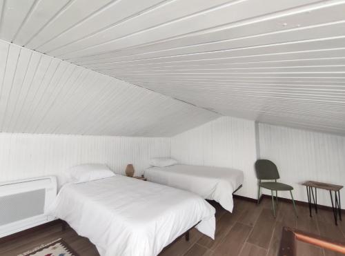 En eller flere senge i et værelse på SOL & SAL T2 Matosinhos