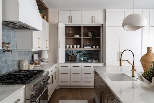 Kuchyň nebo kuchyňský kout v ubytování Tierra Tulum home