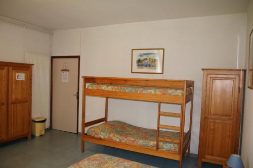 Cama o camas de una habitación en Gite d'Etape Ascou La Forge