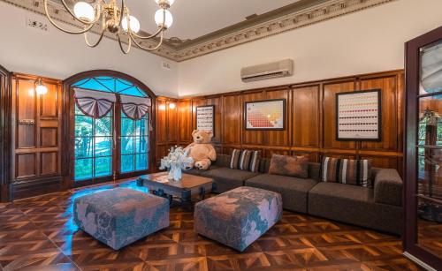 Posezení v ubytování Nyerin manor