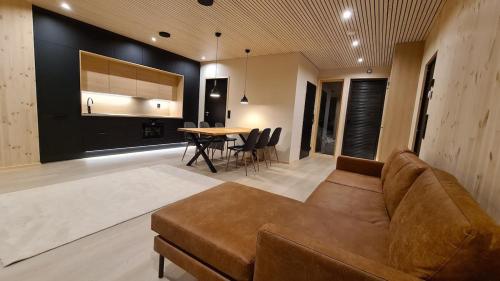 Χώρος καθιστικού στο Villa Aureola