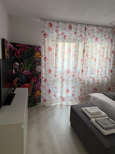 Televisyen dan/atau pusat hiburan di Apartament Sofi