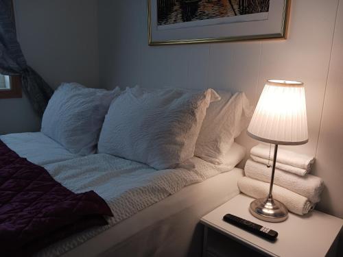 Χώρος καθιστικού στο Apartment in Råholt