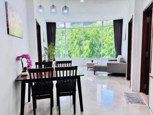 Posezení v ubytování Apartment Vortex klcc for 6pax & 4pax