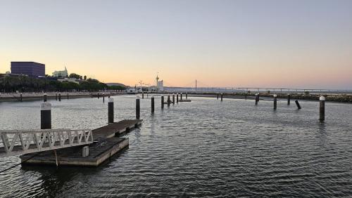 Natuurlandschap vlak bij de boot