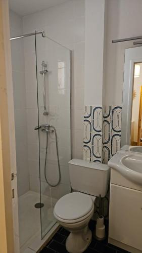 Koupelna v ubytování appartement confortable