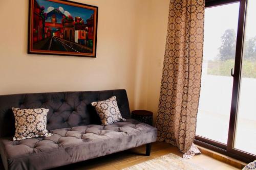 Posezení v ubytování Casa la Higuera Antigua Guatemala