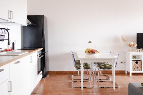 Dapur atau dapur kecil di Casa da Magali