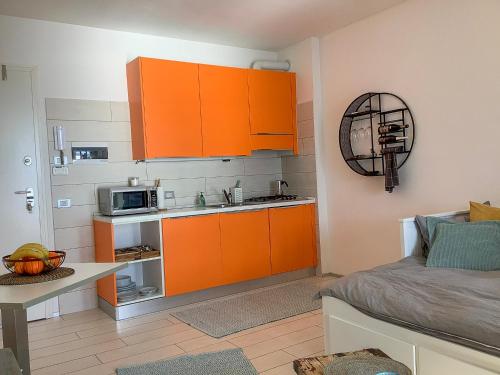Η κουζίνα ή μικρή κουζίνα στο Residenza del Pascià