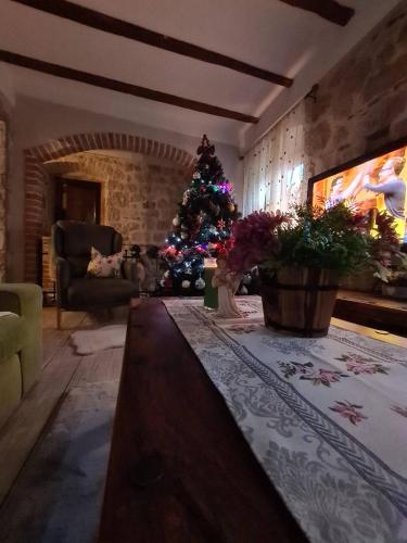 Posezení v ubytování Charming 3 Bedroom House in Skaljari Montenegro with Garden View