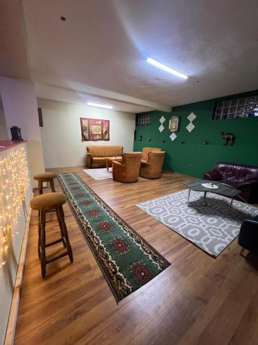Posezení v ubytování Hostel 8