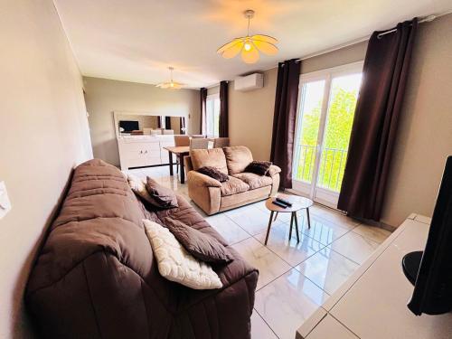 Χώρος καθιστικού στο Maison avec terrasse et jardin - proche Montpellier et plages