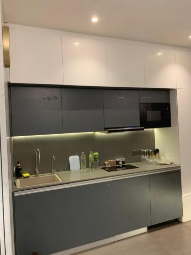 Una cocina o cocineta en The LUX Supernova
