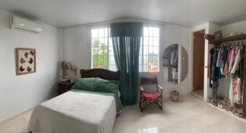 Ένα ή περισσότερα κρεβάτια σε δωμάτιο στο Apartamento