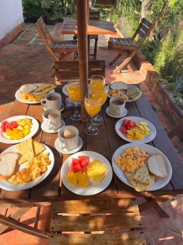 Jídlo v chaty nebo okolí