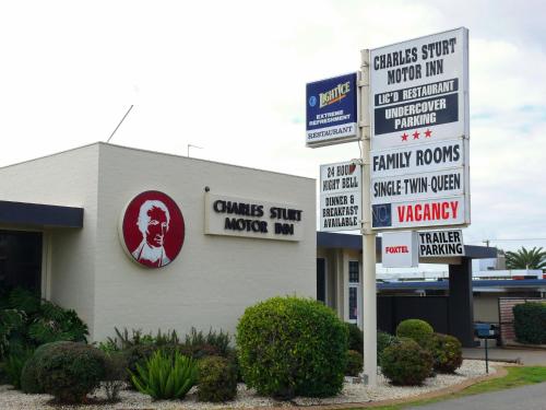 Certifikát, hodnocení, plakát nebo jiný dokument vystavený v ubytování Charles Sturt Motor Inn