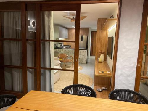 Η κουζίνα ή μικρή κουζίνα στο Diamantino Residence 27 -Refúgio, luxo e conforto em Mucugê