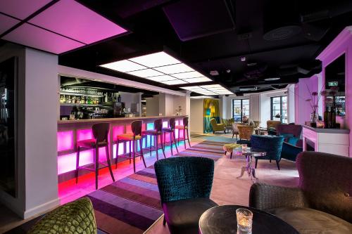 Posezení v ubytování Absalon Hotel