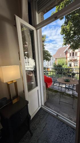 Balkón nebo terasa v ubytování Villa Bartholdi
