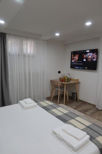 Postel nebo postele na pokoji v ubytování Casa Nika