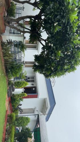 Taman di luar The Aravali Stays