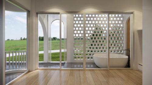 Ein Balkon oder eine Terrasse in der Unterkunft Hill Jai Poolvilla Khao Kho