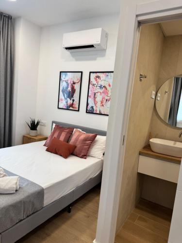 Postel nebo postele na pokoji v ubytování Amaya