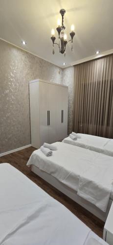 Llit o llits en una habitació de White Villa