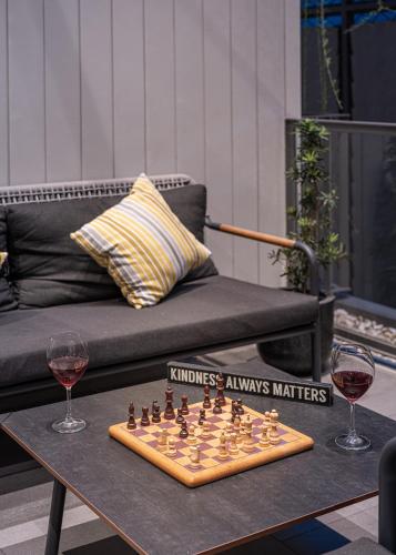 พื้นที่นั่งเล่นของ humble abode Bangkok Vacation Home